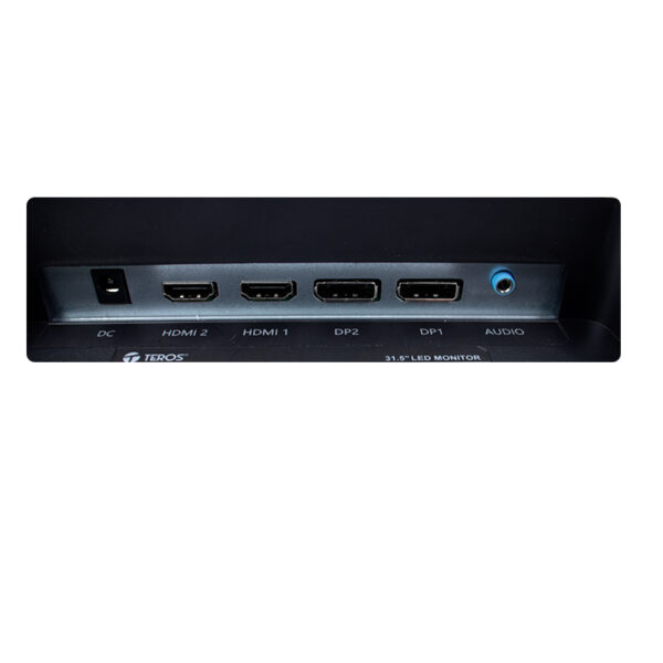 Monitor plano TEROS TE-3252S, 31.5" 4K UHD VA LED, 60 Hz, 1 ms, HDMI, DP, Audio - Imagen 6