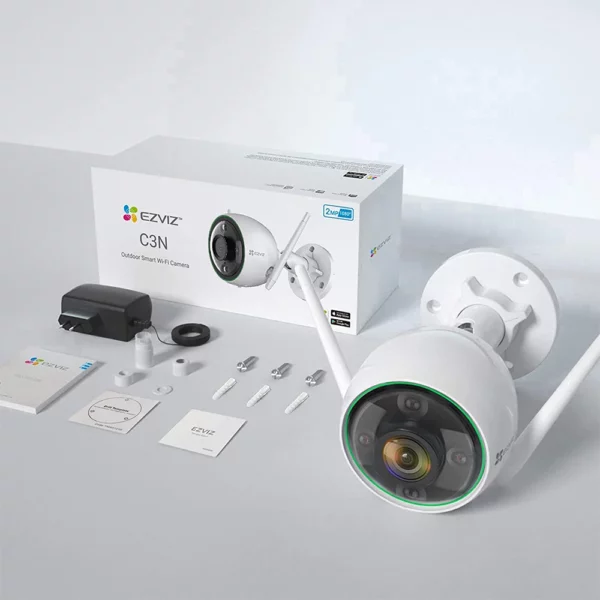 CAMARA EZVIZ C3N -COLOR DIA Y NOCHE 1920 x 1080 Panorámica 2mp Wifi LAN - Imagen 2